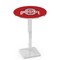 Holland Bar Stool Co 42" Chrome Ohio State Pub Table L217C4228OhioSt - alternate 1